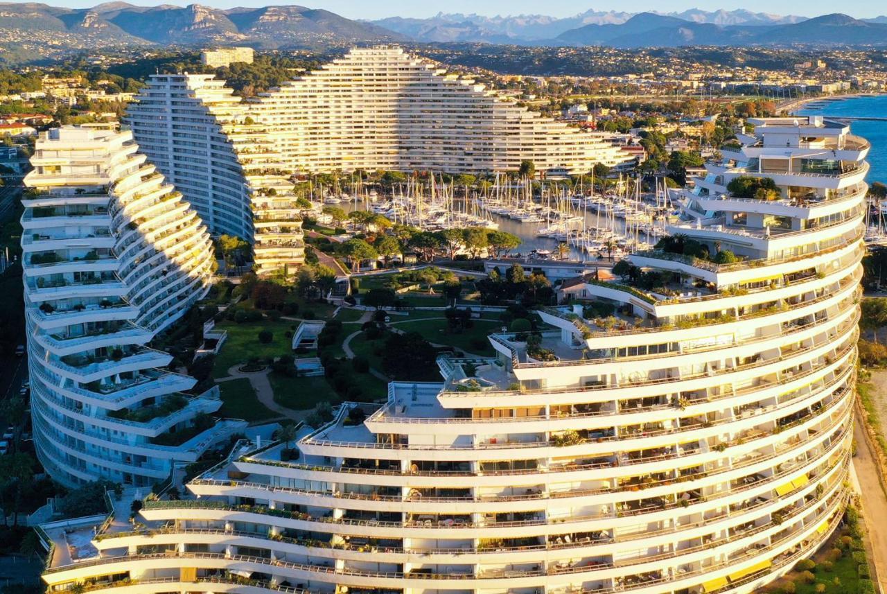 וילנב-לובה Blue Terrace Apartment - Marina Baie Des Anges מראה חיצוני תמונה