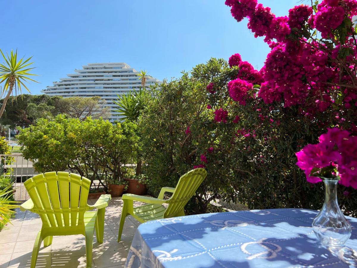 וילנב-לובה Blue Terrace Apartment - Marina Baie Des Anges מראה חיצוני תמונה